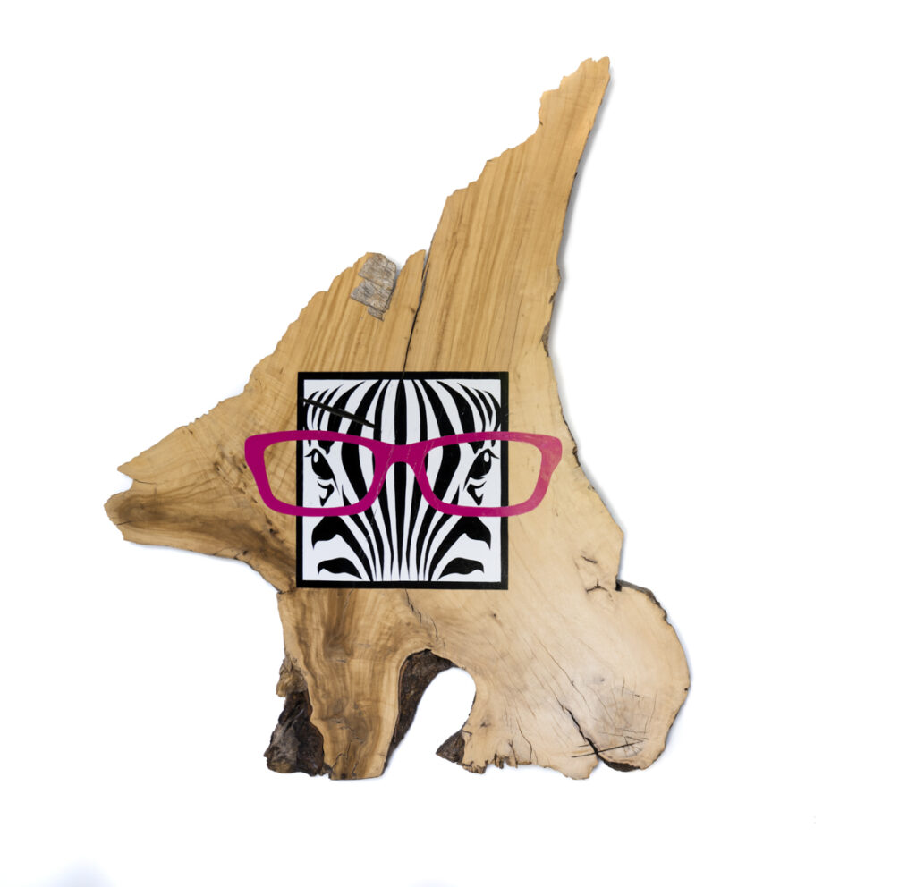 Optikus Optometrists Wood Logo